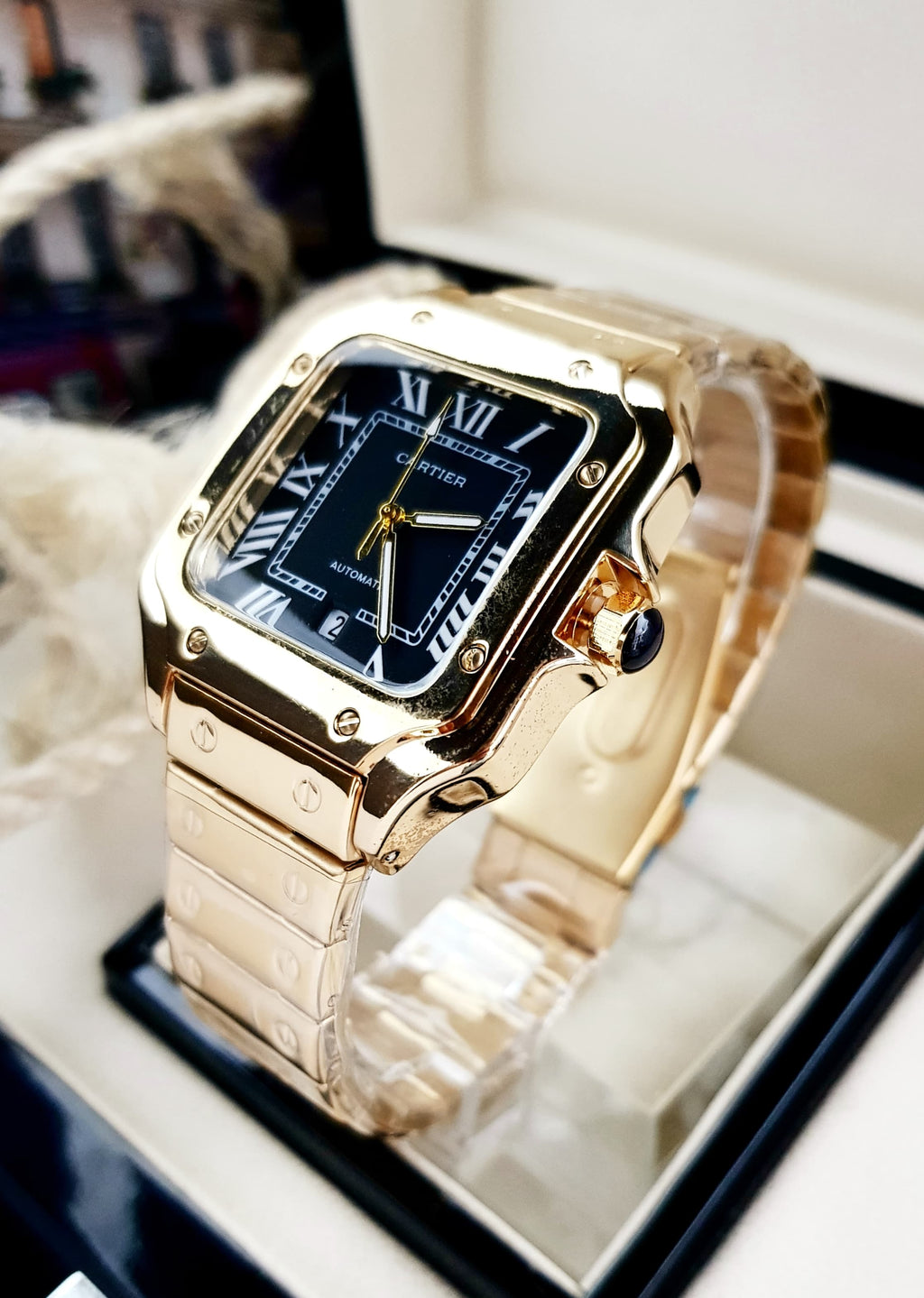 CARTIER SANTOS ACERO