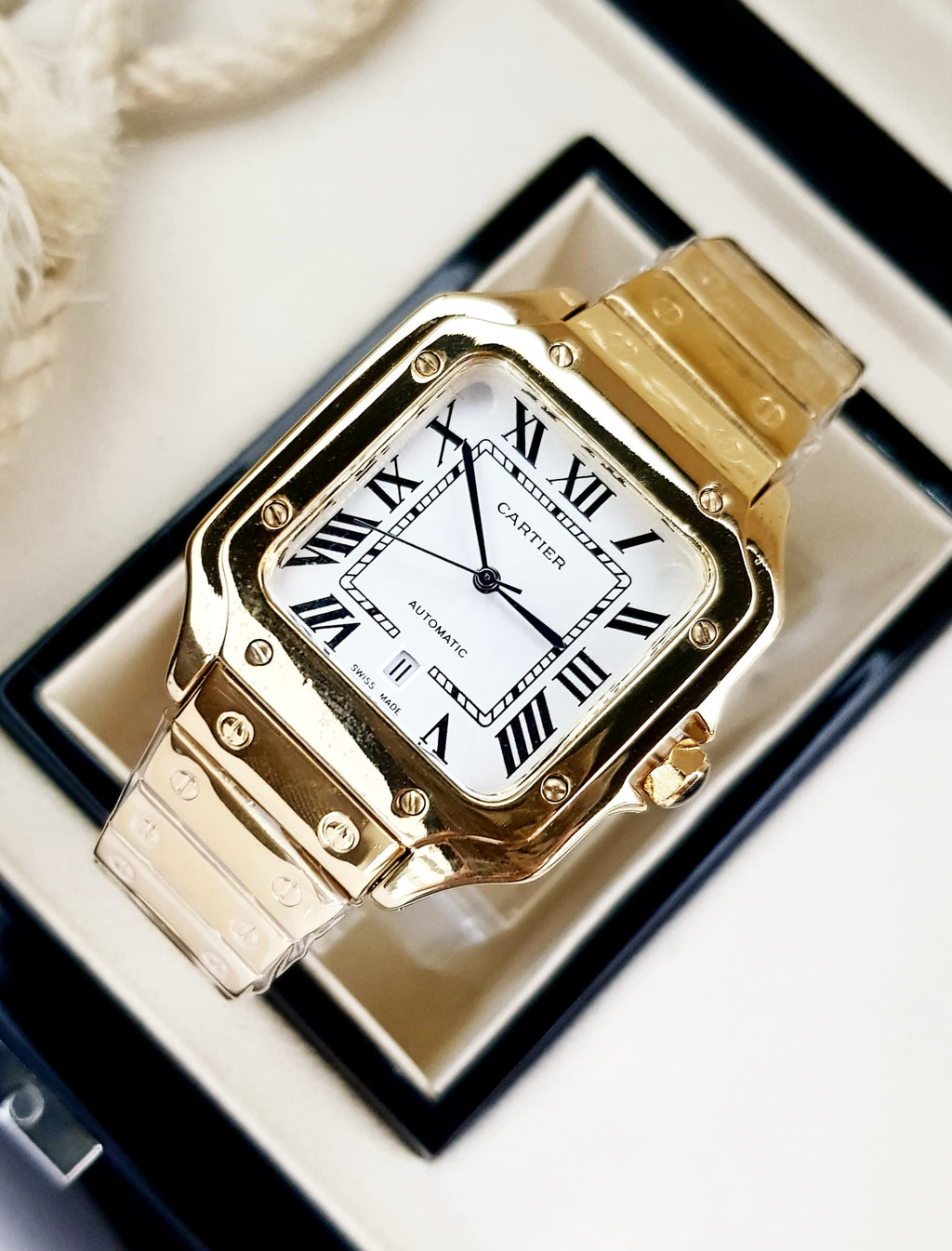 CARTIER SANTOS ACERO
