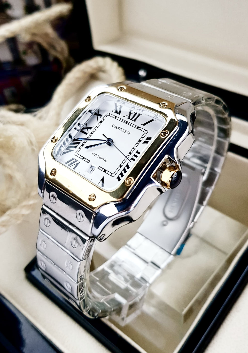 CARTIER SANTOS ACERO
